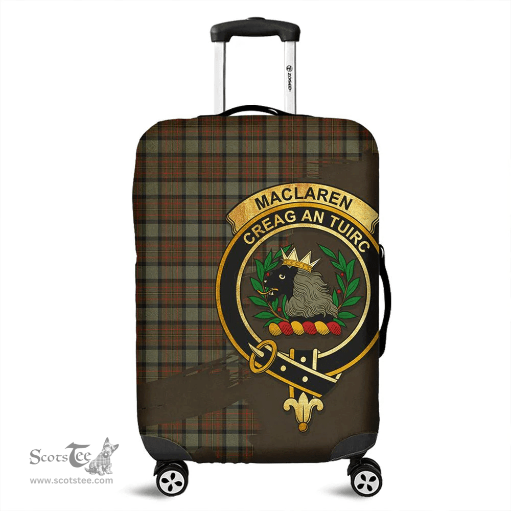 Looking for Scottish MacLaren Weathered Clan Tartan Luggage Cover - Crest Oldest Style? Check out our collection of Tartan Luggage Covers! Shop now at Scottishplaid.co!