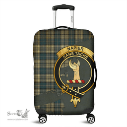 Looking for Scottish Napier Modern Clan Tartan Luggage Cover - Crest Oldest Style? Check out our collection of Tartan Luggage Covers! Shop now at Scottishplaid.co!