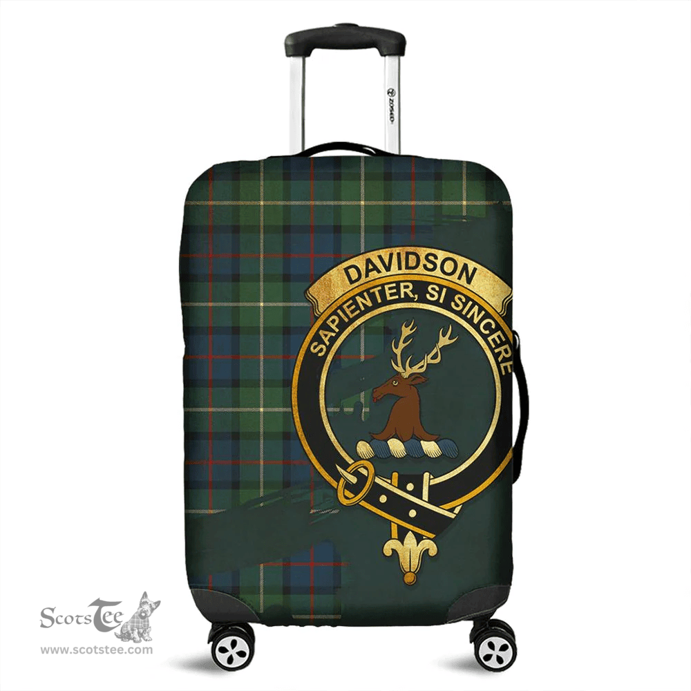 Looking for Scottish Davidson of Tulloch Clan Tartan Luggage Cover - Crest Oldest Style? Check out our collection of Tartan Luggage Covers! Shop now at Scottishplaid.co!
