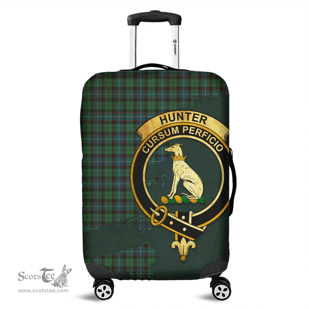 Looking for Scottish Hunter Ancient Clan Tartan Luggage Cover - Crest Oldest Style? Check out our collection of Tartan Luggage Covers! Shop now at Scottishplaid.co!