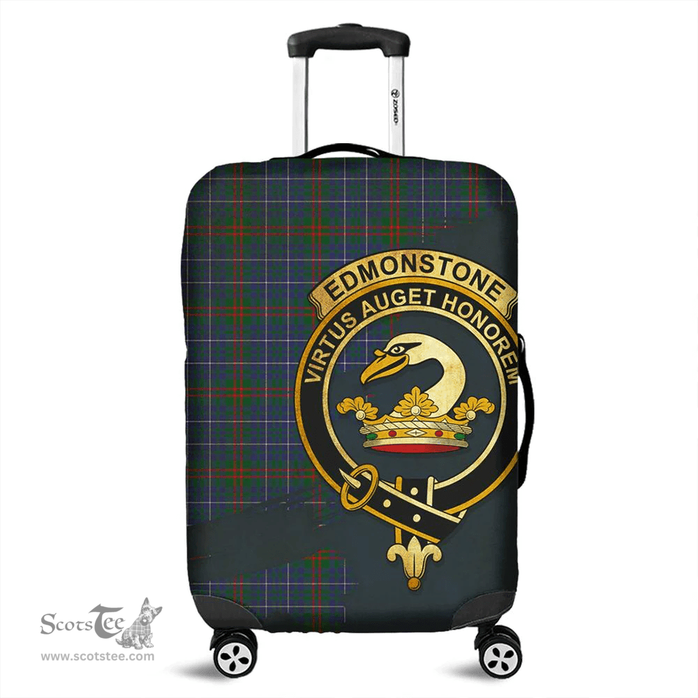 Looking for Scottish Edmonstone Clan Tartan Luggage Cover - Crest Oldest Style? Check out our collection of Tartan Luggage Covers! Shop now at Scottishplaid.co!