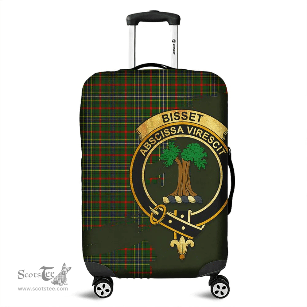 Looking for Scottish Bisset Clan Tartan Luggage Cover - Crest Oldest Style? Check out our collection of Tartan Luggage Covers! Shop now at Scottishplaid.co!