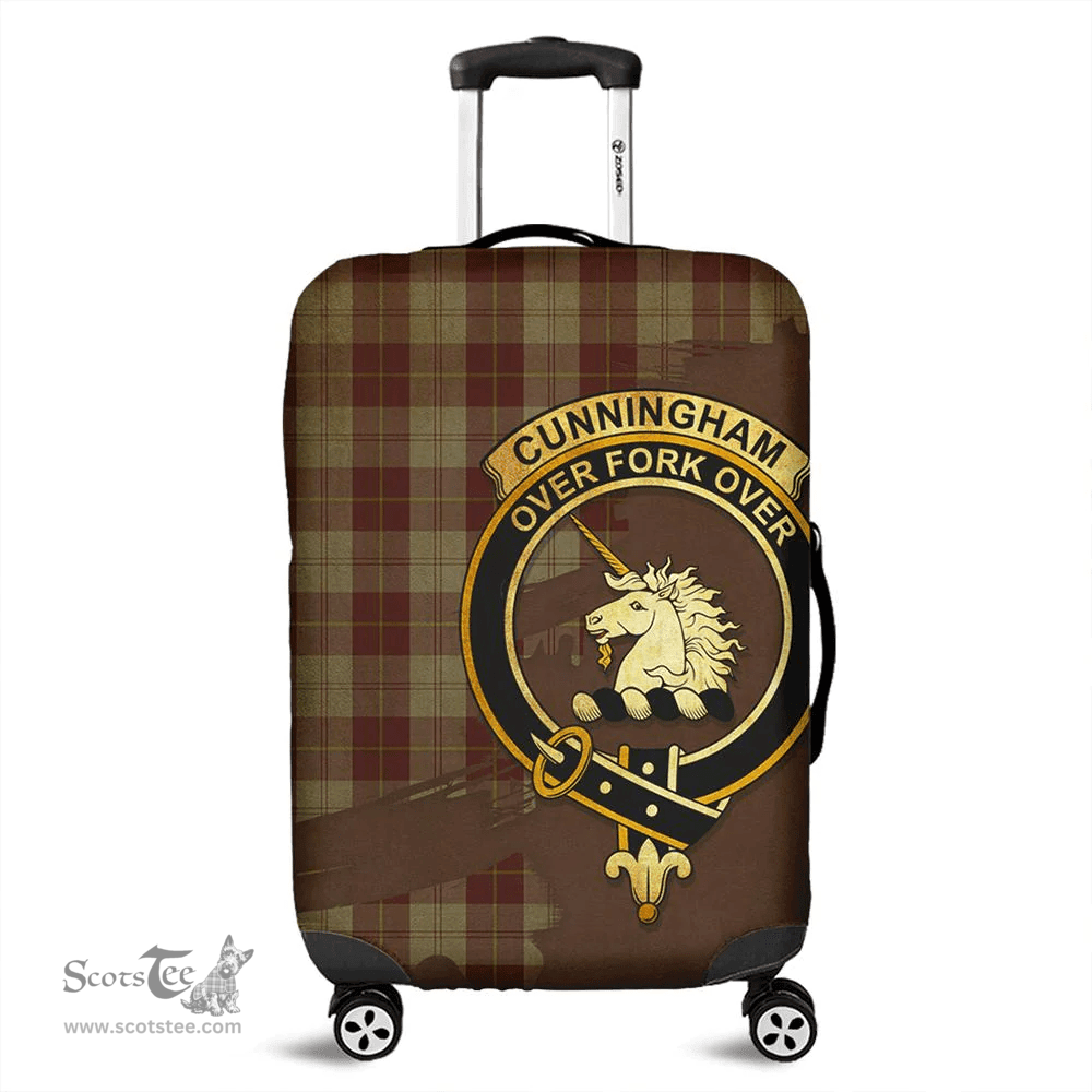Looking for Scottish Cunningham Burgundy Dancers Clan Tartan Luggage Cover - Crest Oldest Style? Check out our collection of Tartan Luggage Covers! Shop now at Scottishplaid.co!