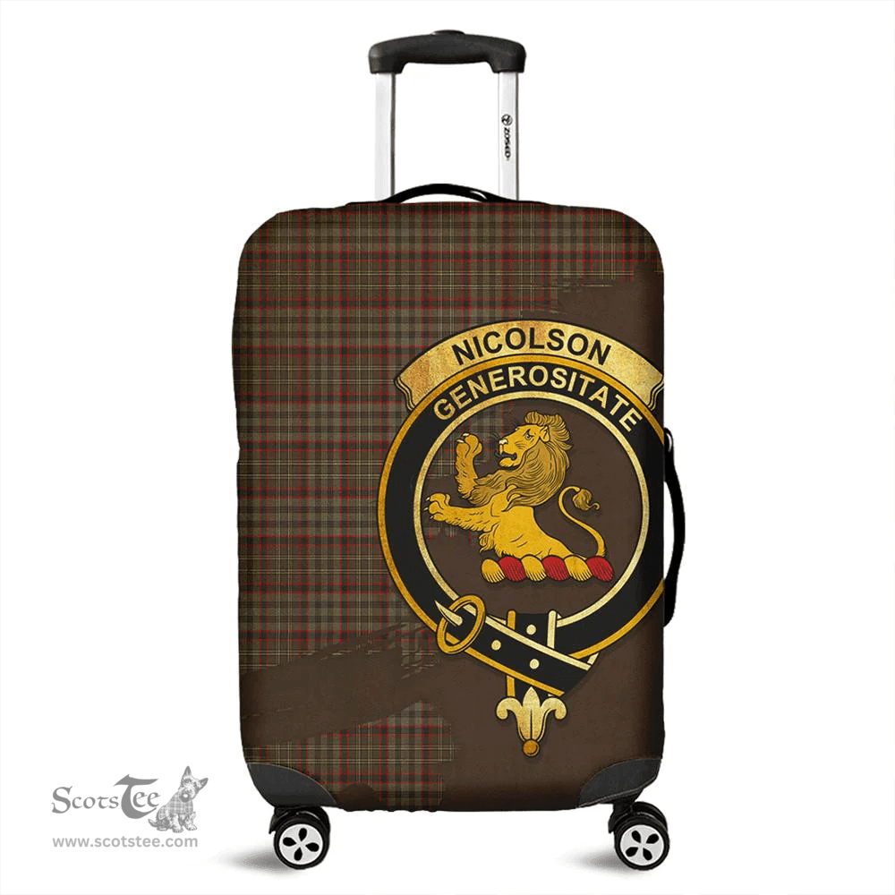 Looking for Scottish Nicolson Hunting Weathered Clan Tartan Luggage Cover - Crest Oldest Style? Check out our collection of Tartan Luggage Covers! Shop now at Scottishplaid.co!