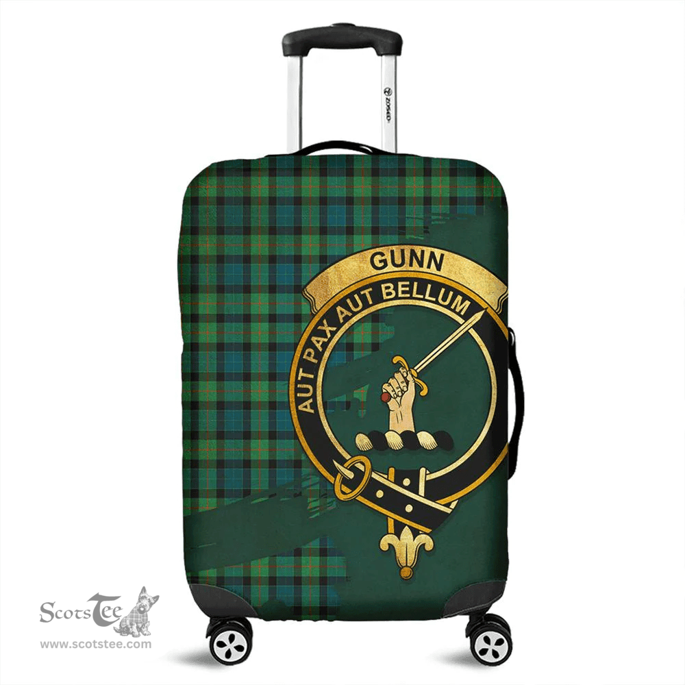 Looking for Scottish Gunn Ancient Clan Tartan Luggage Cover - Crest Oldest Style? Check out our collection of Tartan Luggage Covers! Shop now at Scottishplaid.co!