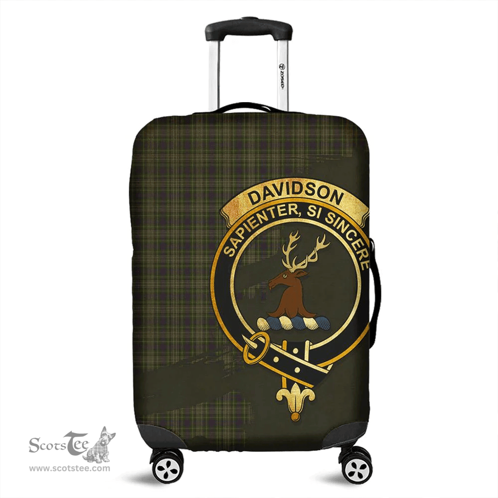 Looking for Scottish Davidson Tulloch Dress Clan Tartan Luggage Cover - Crest Oldest Style? Check out our collection of Tartan Luggage Covers! Shop now at Scottishplaid.co!