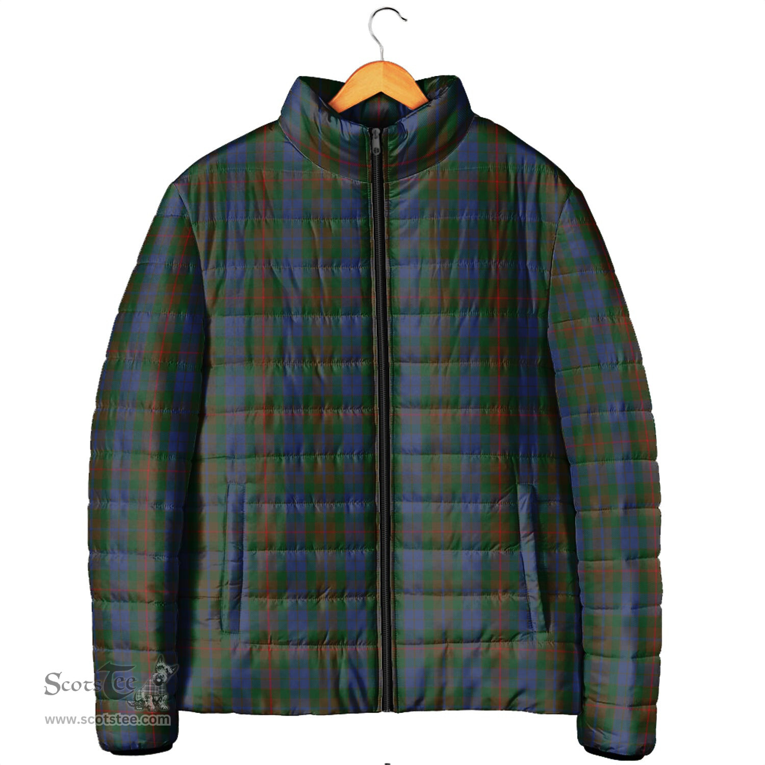Scottish Buchanan Hunting Clan Tartan Padded Jacket - Tartan Plaid Jacket Scotstee Shop - Tartan Plaid - scotstee.com