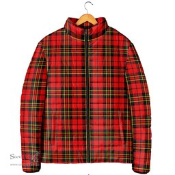 Scottish Brodie Modern Clan Tartan Padded Jacket - Tartan Plaid Jacket Scotstee Shop - Tartan Plaid - scotstee.com