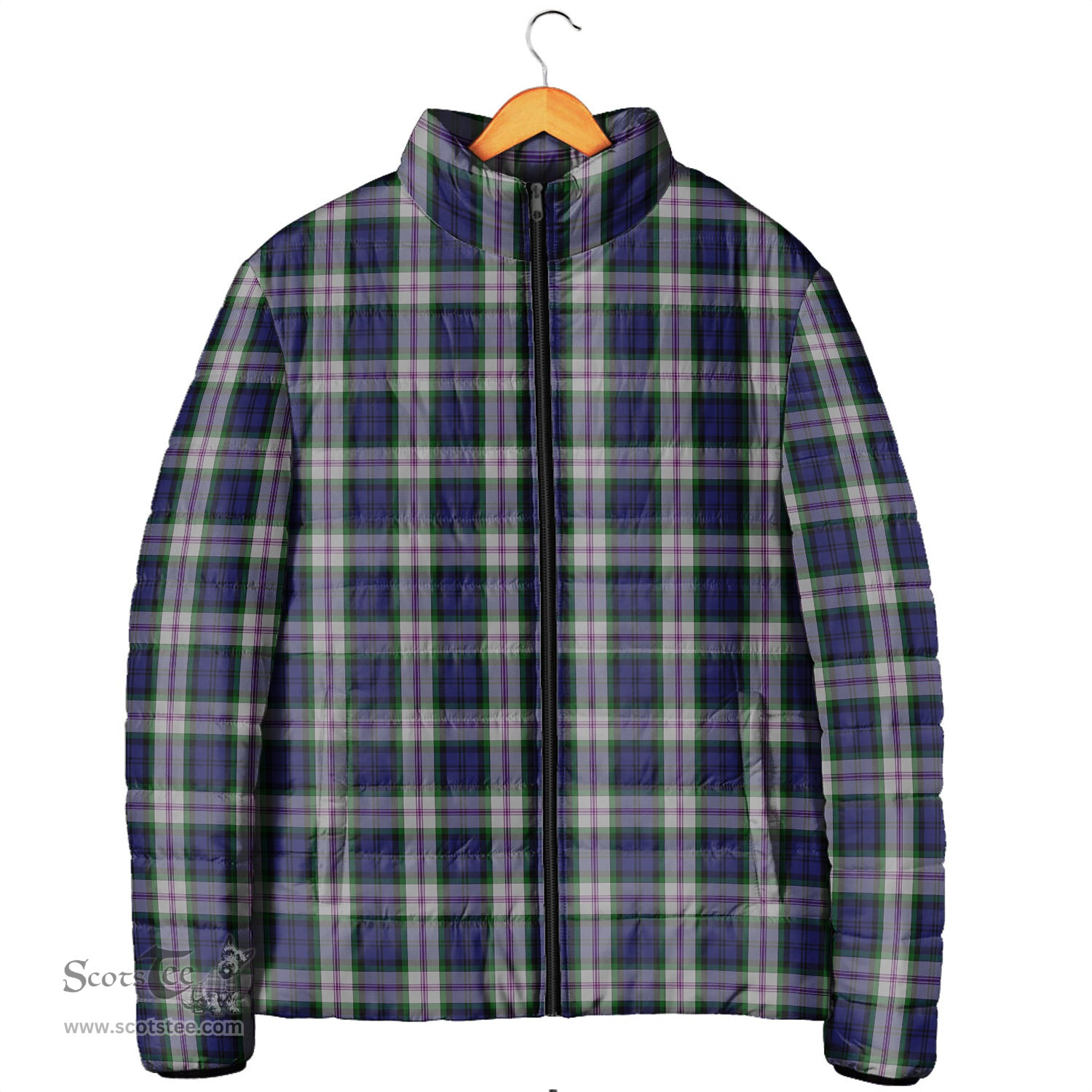 Scottish Baird Dress Clan Tartan Padded Jacket - Tartan Plaid Jacket Scotstee Shop - Tartan Plaid - scotstee.com