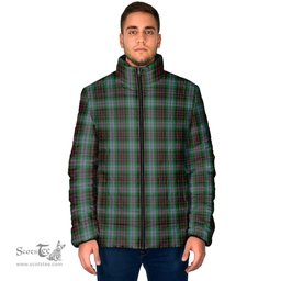 Scottish Brodie Hunting Clan Tartan Padded Jacket - Tartan Plaid Jacket Scotstee Shop - Tartan Plaid - scotstee.com