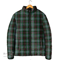 Scottish Brodie Hunting Clan Tartan Padded Jacket - Tartan Plaid Jacket Scotstee Shop - Tartan Plaid - scotstee.com