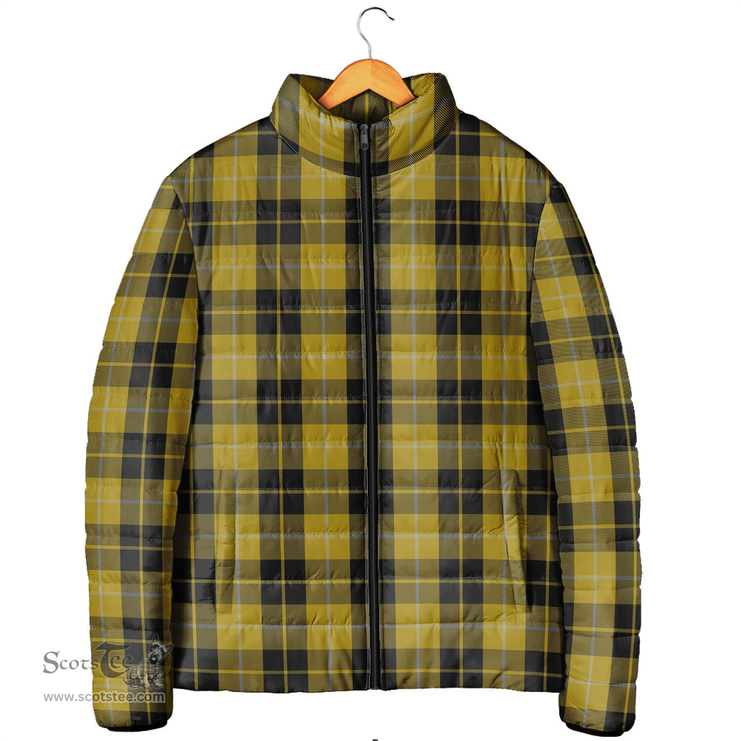 Scottish Barclay Dress Clan Tartan Padded Jacket - Tartan Plaid Jacket Scotstee Shop - Tartan Plaid - scotstee.com