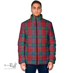 Scottish Auchinleck Clan Tartan Padded Jacket - Tartan Plaid Jacket Scotstee Shop - Tartan Plaid - scotstee.com