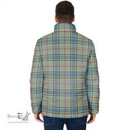Scottish Balfour Blue Clan Tartan Padded Jacket - Tartan Plaid Jacket Scotstee Shop - Tartan Plaid - scotstee.com