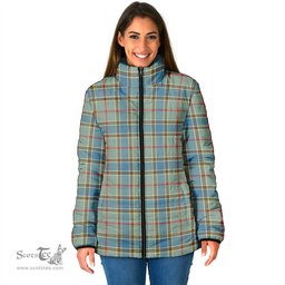 Scottish Balfour Blue Clan Tartan Padded Jacket - Tartan Plaid Jacket Scotstee Shop - Tartan Plaid - scotstee.com