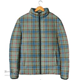 Scottish Balfour Blue Clan Tartan Padded Jacket - Tartan Plaid Jacket Scotstee Shop - Tartan Plaid - scotstee.com