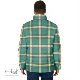 Scottish Alberta Province Canada Clan Tartan Padded Jacket - Tartan Plaid Jacket Scotstee Shop - Tartan Plaid - scotstee.com