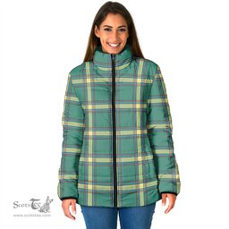 Scottish Alberta Province Canada Clan Tartan Padded Jacket - Tartan Plaid Jacket Scotstee Shop - Tartan Plaid - scotstee.com