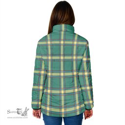 Scottish Alberta Province Canada Clan Tartan Padded Jacket - Tartan Plaid Jacket Scotstee Shop - Tartan Plaid - scotstee.com