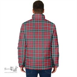 Scottish British Columbia Province Canada Clan Tartan Padded Jacket - Tartan Plaid Jacket Scotstee Shop - Tartan Plaid - scotstee.com