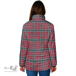 Scottish British Columbia Province Canada Clan Tartan Padded Jacket - Tartan Plaid Jacket Scotstee Shop - Tartan Plaid - scotstee.com