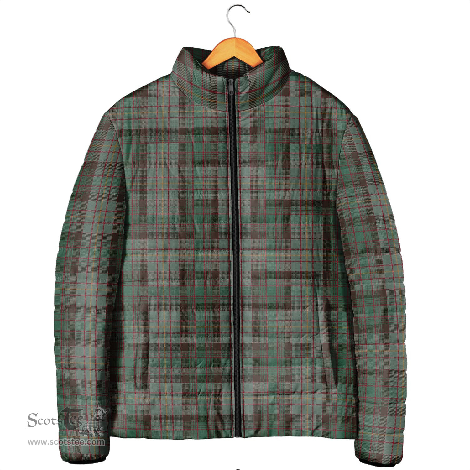 Scottish Cochrane Hunting Clan Tartan Padded Jacket - Tartan Plaid Jacket Scotstee Shop - Tartan Plaid - scotstee.com