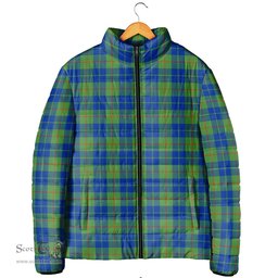 Scottish Barclay Hunting Ancient Clan Tartan Padded Jacket - Tartan Plaid Jacket Scotstee Shop - Tartan Plaid - scotstee.com