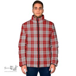 Scottish Erskine Red Clan Tartan Padded Jacket - Tartan Plaid Jacket Scotstee Shop - Tartan Plaid - scotstee.com