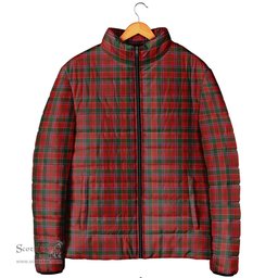 Scottish Dalzell (Dalziel) Clan Tartan Padded Jacket - Tartan Plaid Jacket Scotstee Shop - Tartan Plaid - scotstee.com