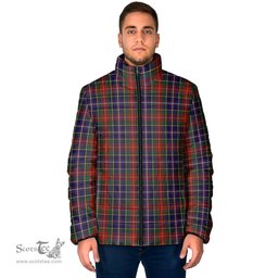 Scottish Crozier Clan Tartan Padded Jacket - Tartan Plaid Jacket Scotstee Shop - Tartan Plaid - scotstee.com