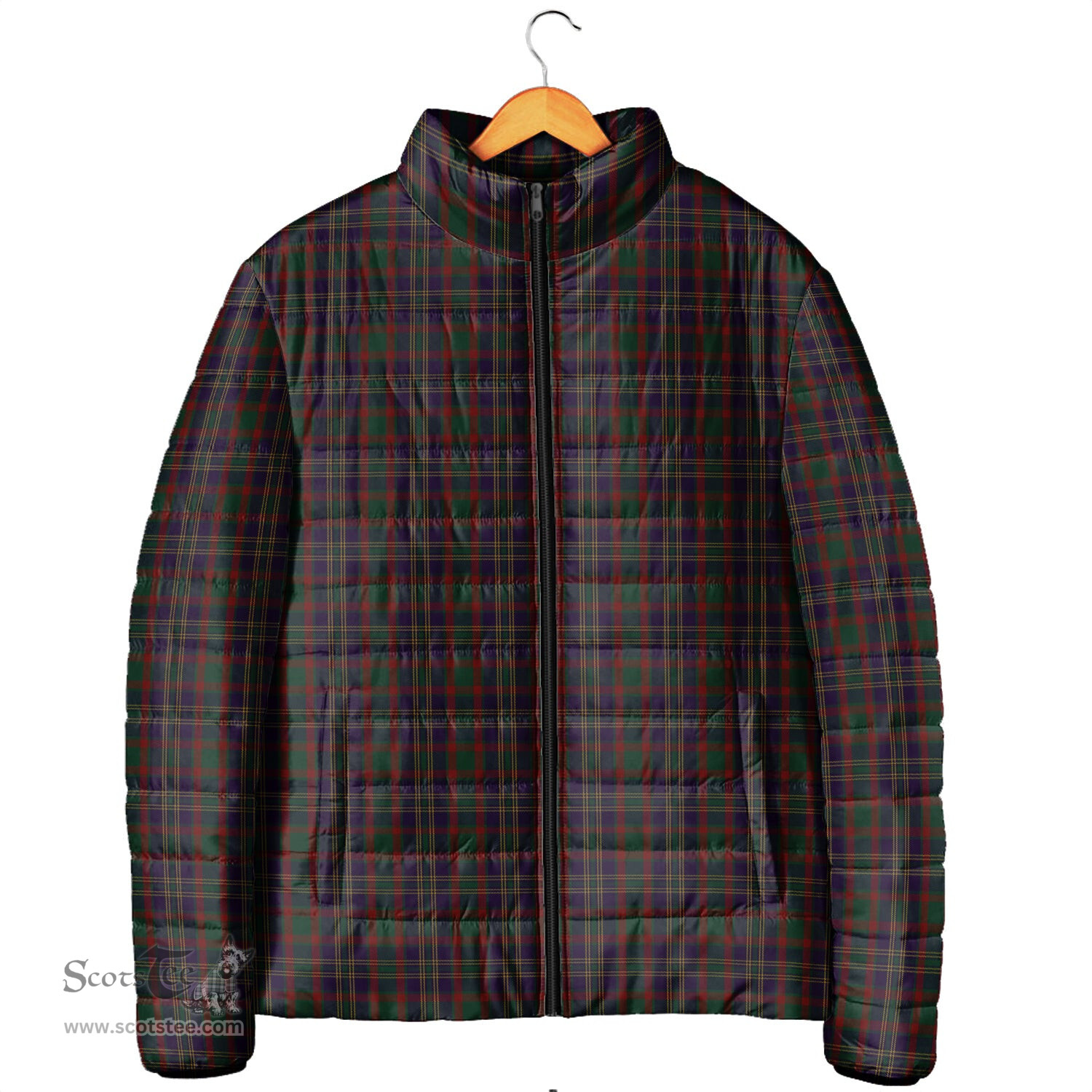 Scottish Cork County Ireland Clan Tartan Padded Jacket - Tartan Plaid Jacket Scotstee Shop - Tartan Plaid - scotstee.com