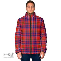 Scottish Cameron of Lochiel Modern Clan Tartan Padded Jacket - Tartan Plaid Jacket Scotstee Shop - Tartan Plaid - scotstee.com
