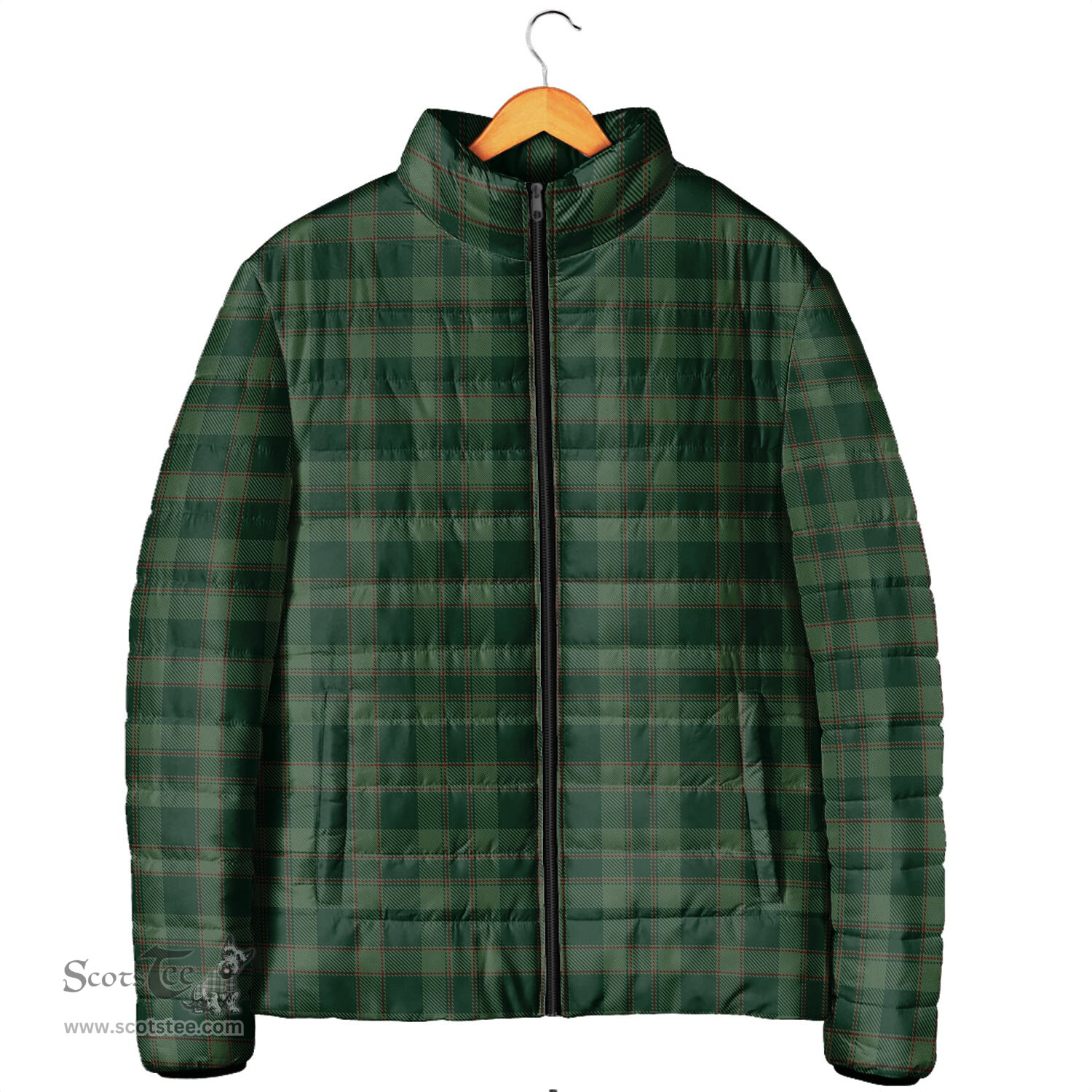 Scottish Donachie of Brockloch Hunting Clan Tartan Padded Jacket - Tartan Plaid Jacket Scotstee Shop - Tartan Plaid - scotstee.com