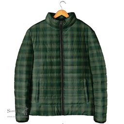 Scottish Donachie of Brockloch Hunting Clan Tartan Padded Jacket - Tartan Plaid Jacket Scotstee Shop - Tartan Plaid - scotstee.com