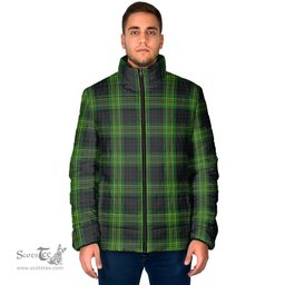 Scottish Fitzpatrick Hunting Clan Tartan Padded Jacket - Tartan Plaid Jacket Scotstee Shop - Tartan Plaid - scotstee.com