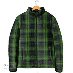 Scottish Fitzpatrick Hunting Clan Tartan Padded Jacket - Tartan Plaid Jacket Scotstee Shop - Tartan Plaid - scotstee.com