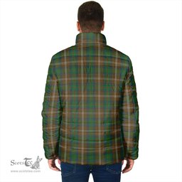 Scottish Chisholm Hunting Clan Tartan Padded Jacket - Tartan Plaid Jacket Scotstee Shop - Tartan Plaid - scotstee.com