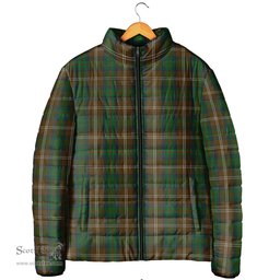 Scottish Chisholm Hunting Clan Tartan Padded Jacket - Tartan Plaid Jacket Scotstee Shop - Tartan Plaid - scotstee.com