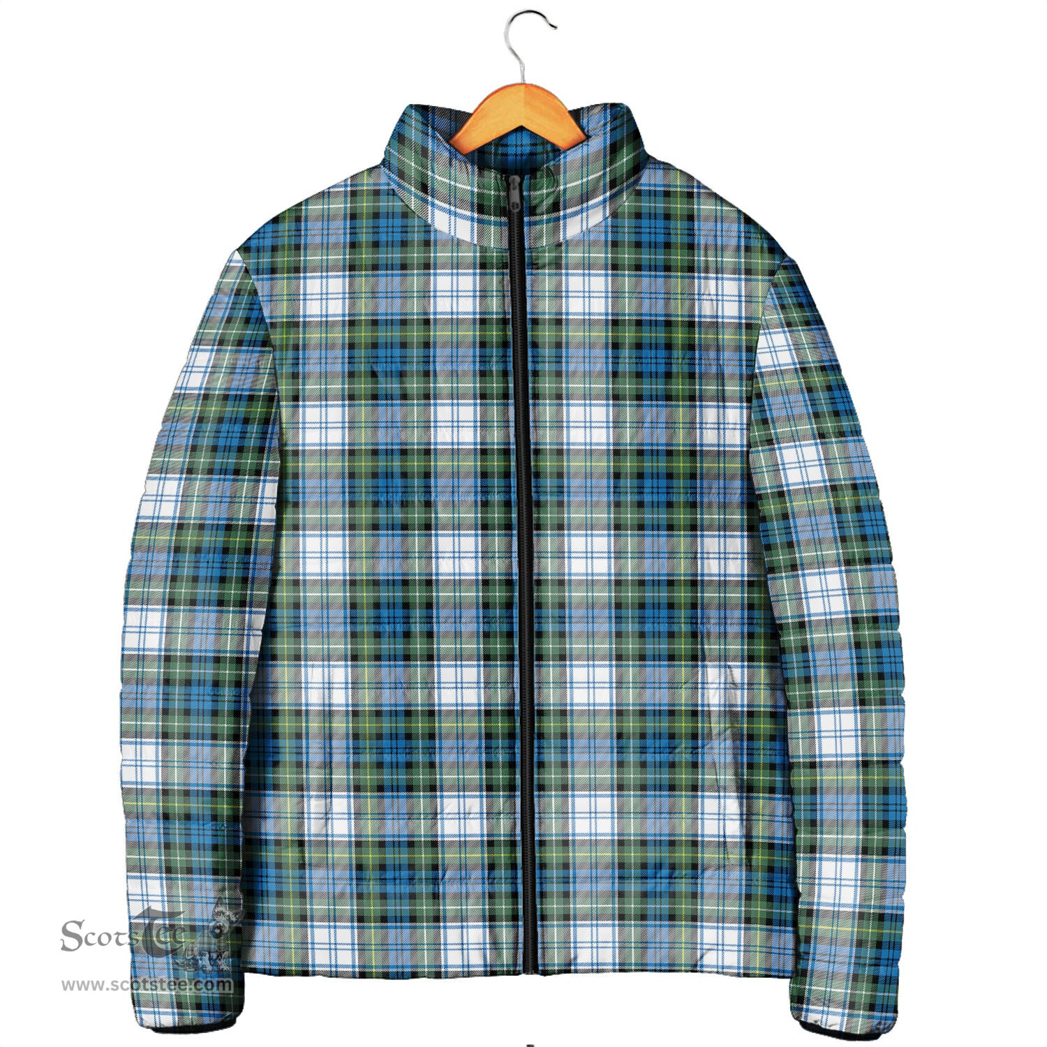 Scottish Campbell Dress Ancient Clan Tartan Padded Jacket - Tartan Plaid Jacket Scotstee Shop - Tartan Plaid - scotstee.com