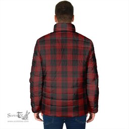 Scottish Cameron Black and Red Clan Tartan Padded Jacket - Tartan Plaid Jacket Scotstee Shop - Tartan Plaid - scotstee.com