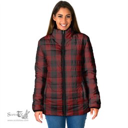 Scottish Cameron Black and Red Clan Tartan Padded Jacket - Tartan Plaid Jacket Scotstee Shop - Tartan Plaid - scotstee.com