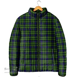 Scottish Campbell of Breadalbane Modern Clan Tartan Padded Jacket - Tartan Plaid Jacket Scotstee Shop - Tartan Plaid - scotstee.com