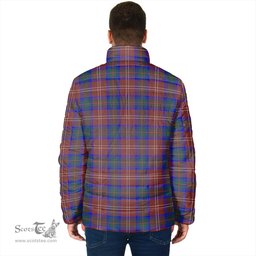 Scottish Chisholm Hunting Modern Clan Tartan Padded Jacket - Tartan Plaid Jacket Scotstee Shop - Tartan Plaid - scotstee.com