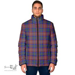 Scottish Chisholm Hunting Modern Clan Tartan Padded Jacket - Tartan Plaid Jacket Scotstee Shop - Tartan Plaid - scotstee.com