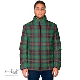 Scottish Chisholm Hunting Ancient Clan Tartan Padded Jacket - Tartan Plaid Jacket Scotstee Shop - Tartan Plaid - scotstee.com
