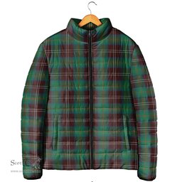 Scottish Chisholm Hunting Ancient Clan Tartan Padded Jacket - Tartan Plaid Jacket Scotstee Shop - Tartan Plaid - scotstee.com