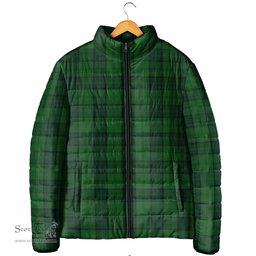 Scottish Dunbar Hunting Clan Tartan Padded Jacket - Tartan Plaid Jacket Scotstee Shop - Tartan Plaid - scotstee.com