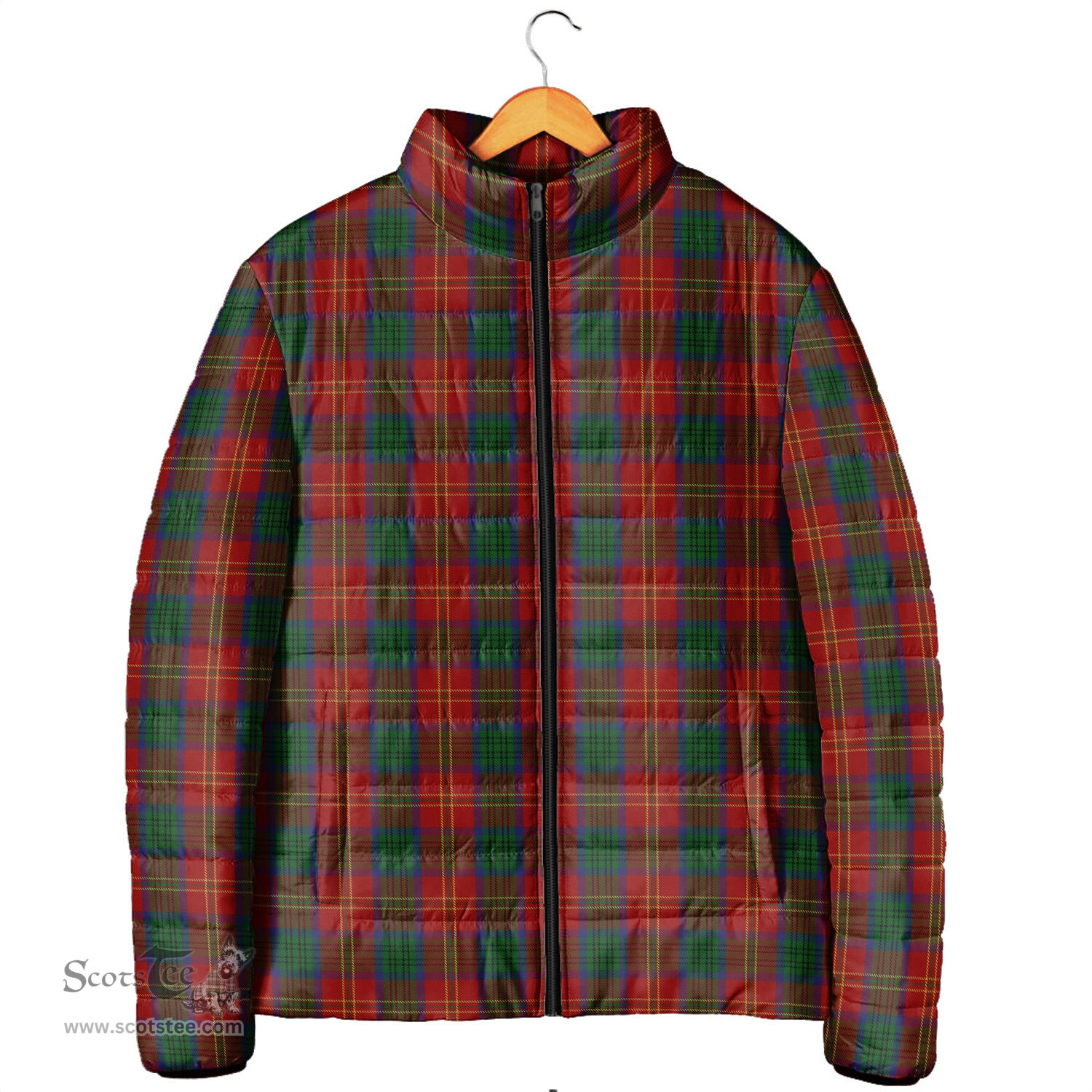 Scottish Connolly Dress Clan Tartan Padded Jacket - Tartan Plaid Jacket Scotstee Shop - Tartan Plaid - scotstee.com