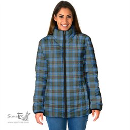 Scottish Cockburn Modern Clan Tartan Padded Jacket - Tartan Plaid Jacket Scotstee Shop - Tartan Plaid - scotstee.com