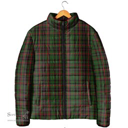 Scottish Cumming Hunting Clan Tartan Padded Jacket - Tartan Plaid Jacket Scotstee Shop - Tartan Plaid - scotstee.com